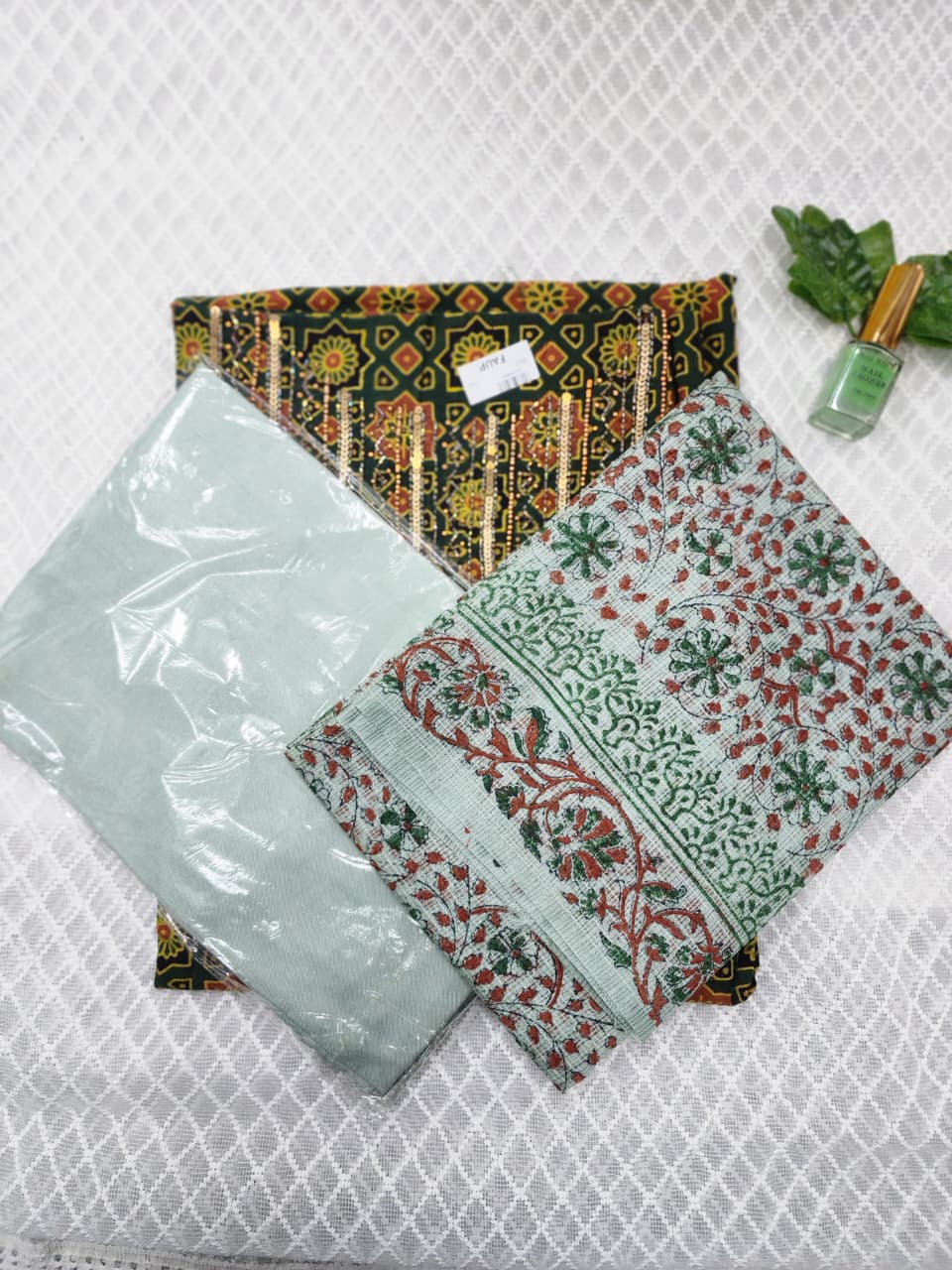 Embroidered Cotton Suit Set – Multi Color Variants - Image 4